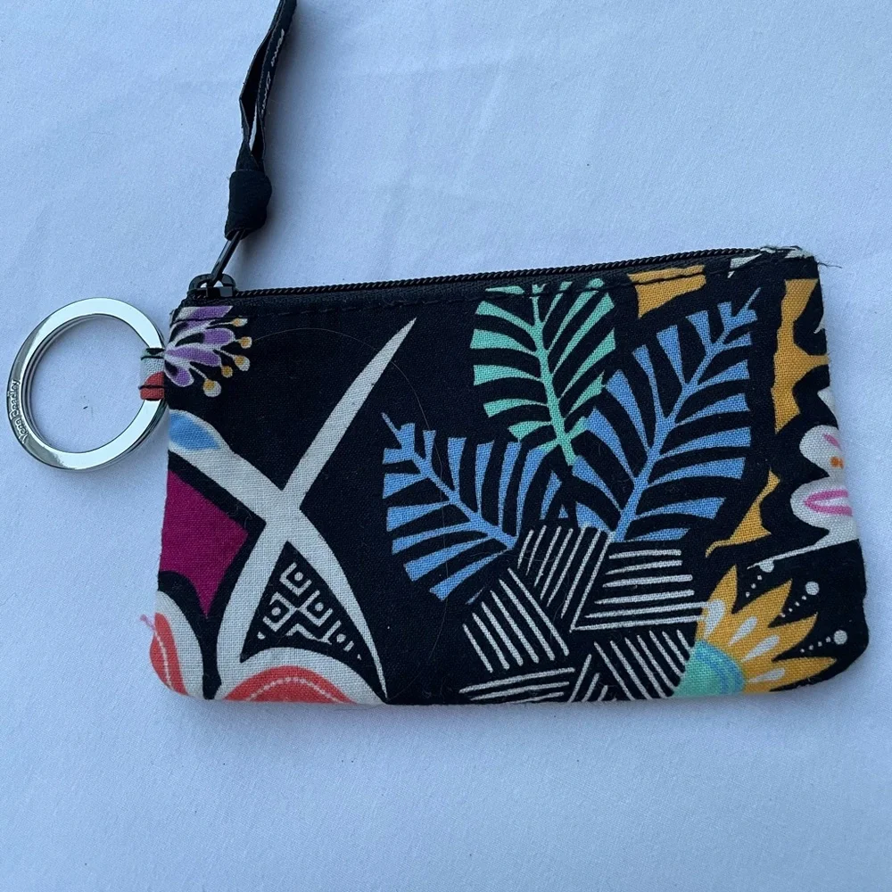 Vera Bradley Floral Keyring ID Holder